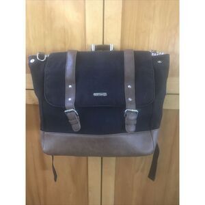 Little Unicorn Marindale Backpack Large Black Brown Remove Adjust Shoulder Strap